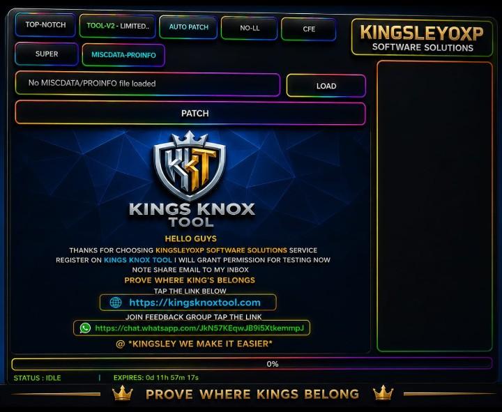 kingsknoxtool Activation 1 year