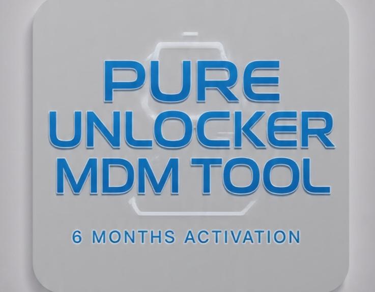 PURE UNLOCKER MDM TOOL💫  6MONTHS ACTIVATION